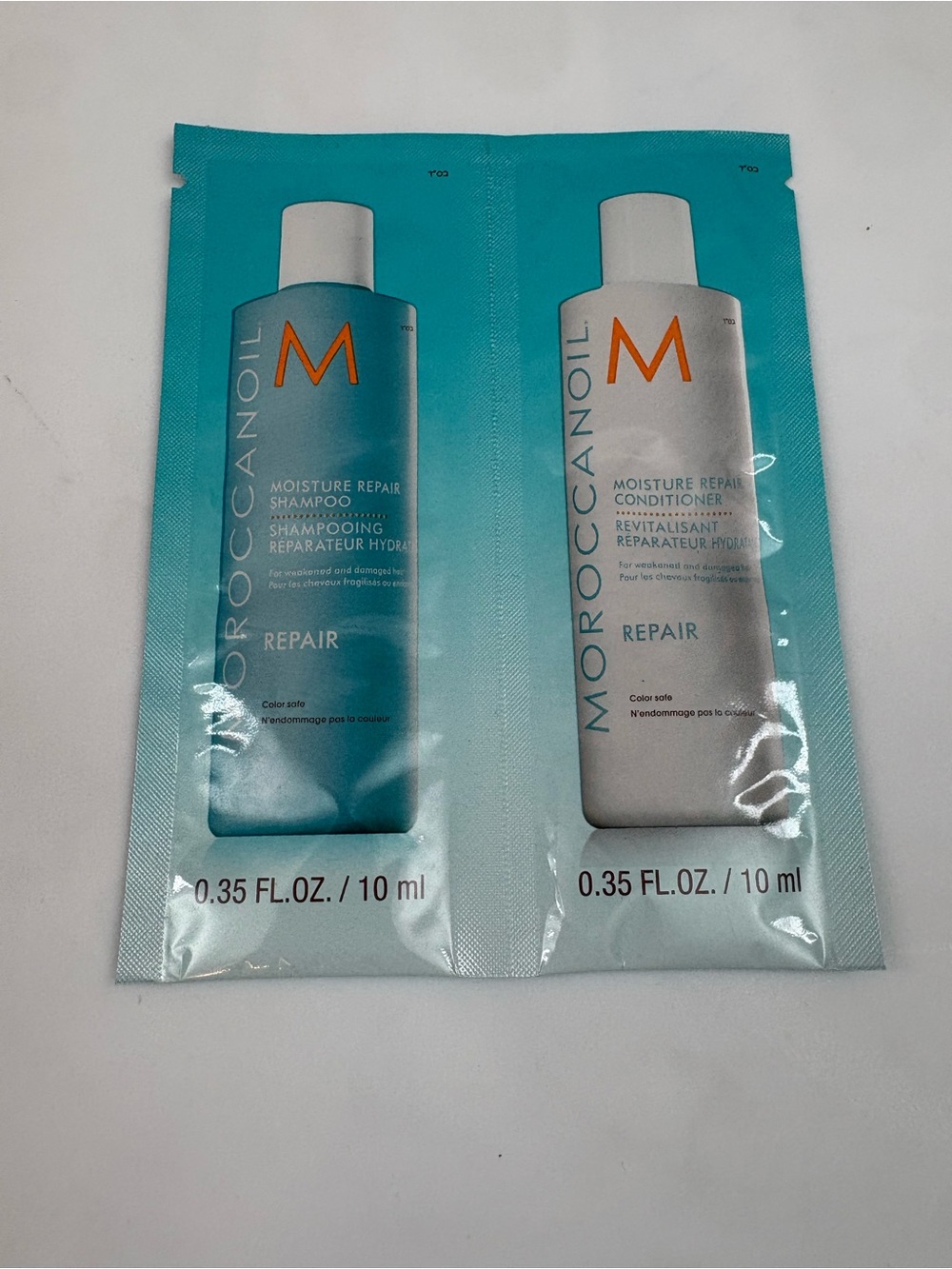 NEW SET Moroccan Oil Moisture Repair Conditioner Hydrating Shampoo Sample Pack